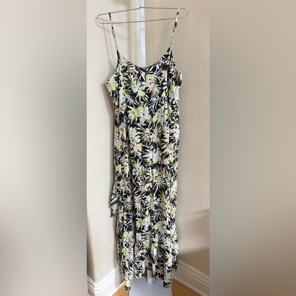 Volcom Thats My Type Maxi Dress in Lime - Size M - Picture 6 of 6